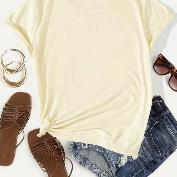 Mañana Será Bonito, Short Sleeve Crew Neck Casual Top Concert Summer & Spring - Picture 2 of 5